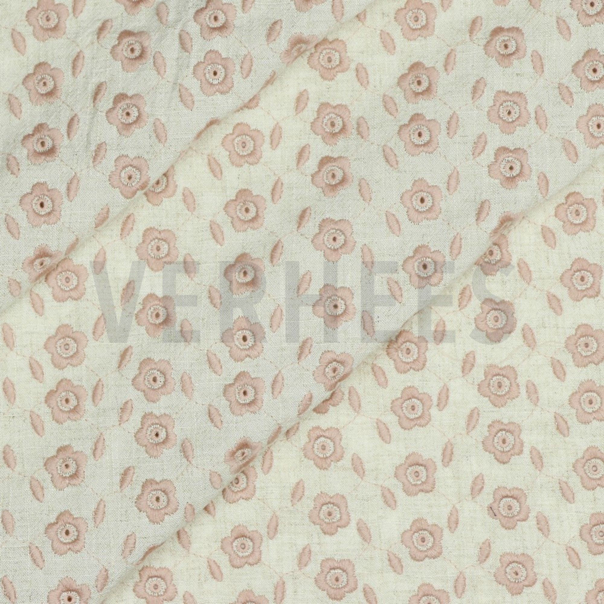 LINEN VISCOSE EMBROIDERY ROSE (high resolution) #2