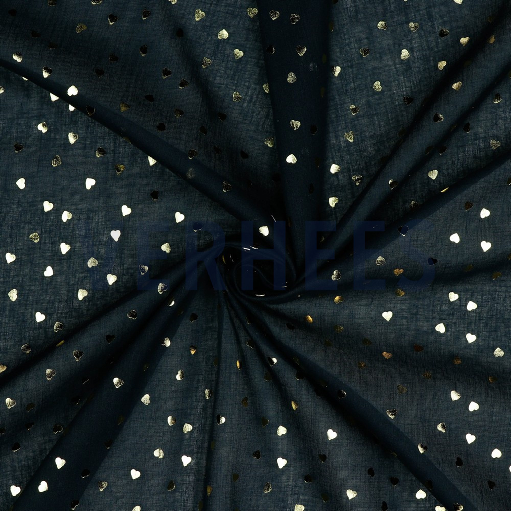 COTTON FOIL HEARTS NAVY (high resolution) #2