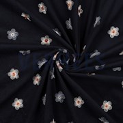 BABYCORD 21W EMBROIDERY FLOWER NAVY (thumbnail) #2