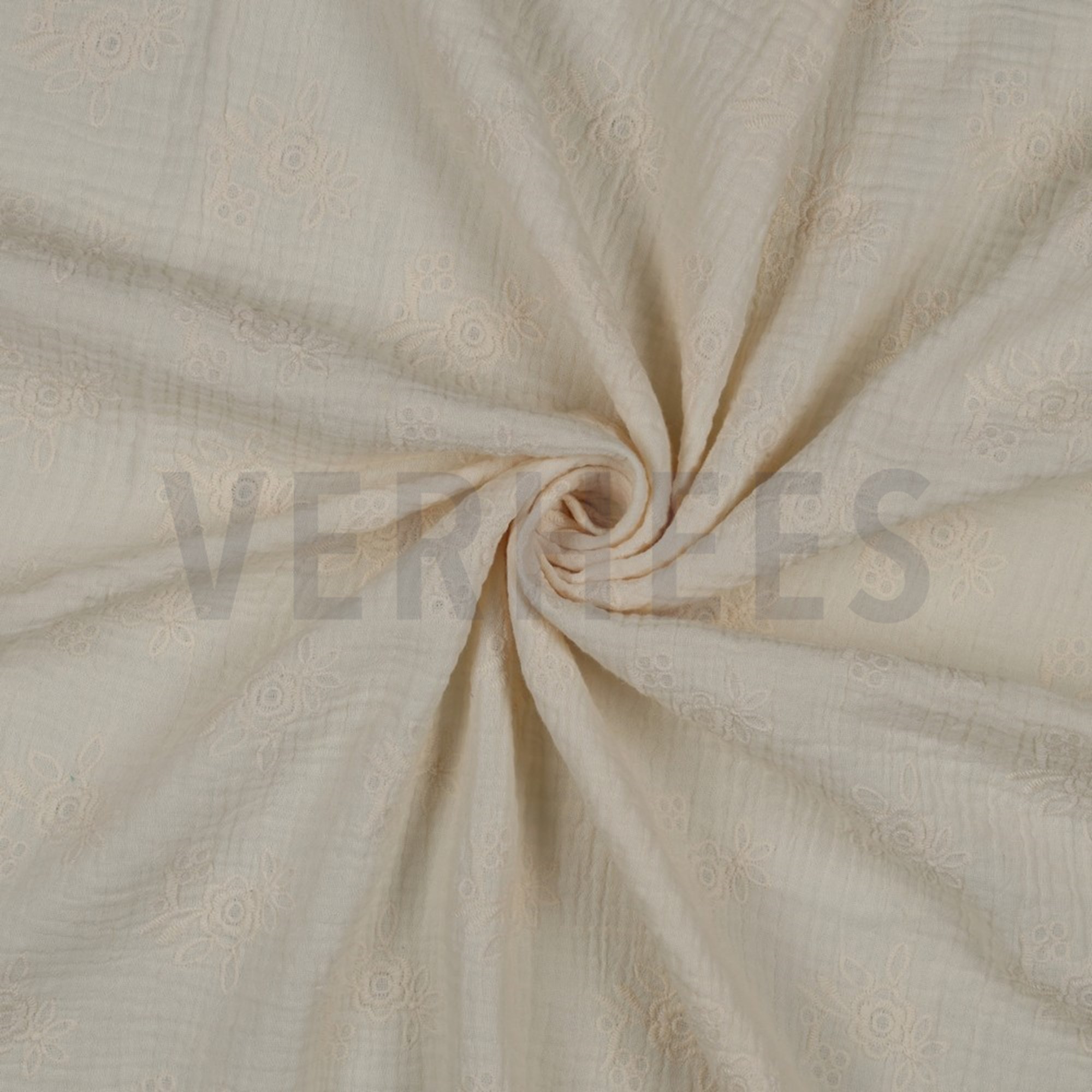 DOUBLE GAUZE EMBROIDERY FLOWERS OFF WHITE (high resolution) #2