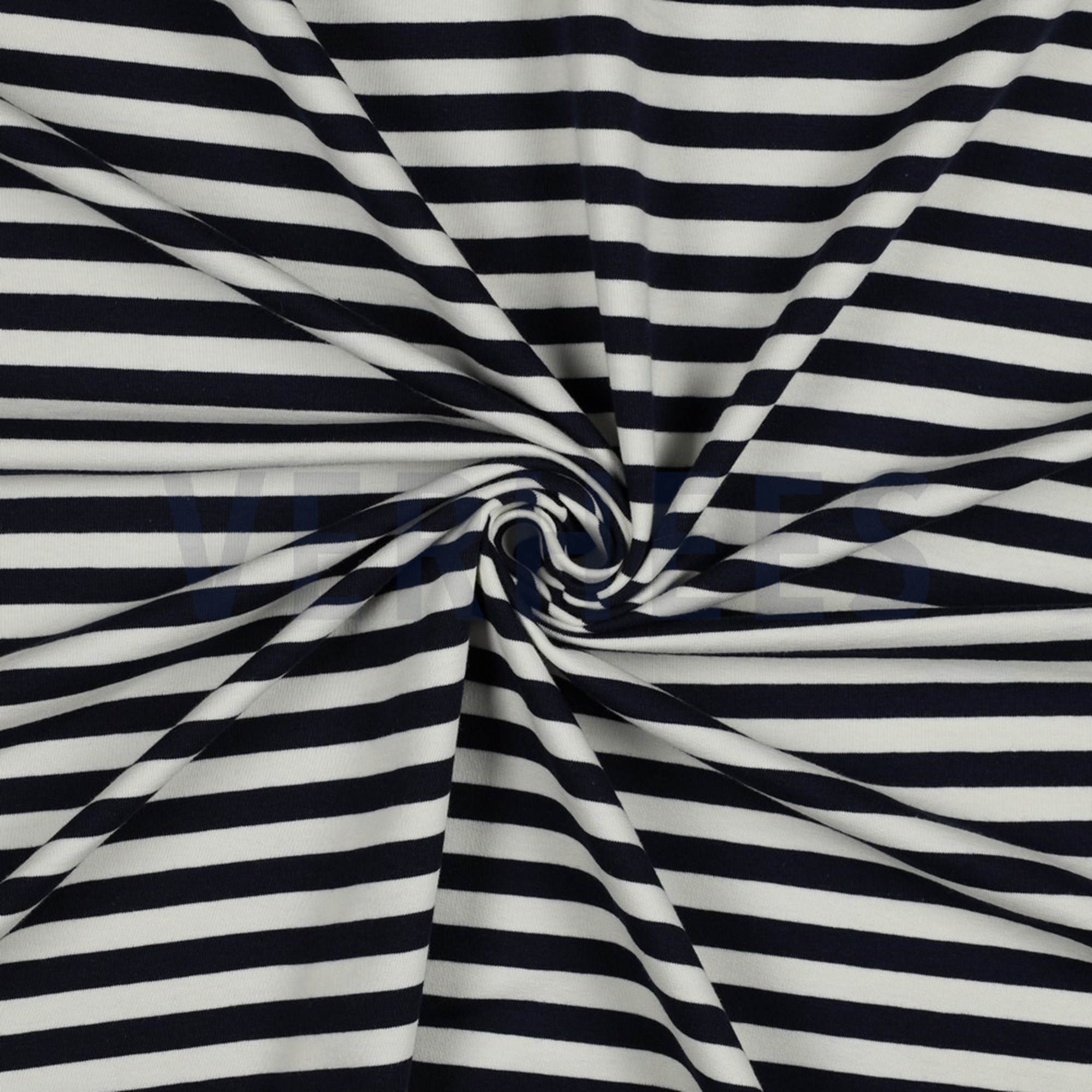 FRENCH TERRY YARN DYED STRIPES NAVY / OFF WHITE (high resolution) #2