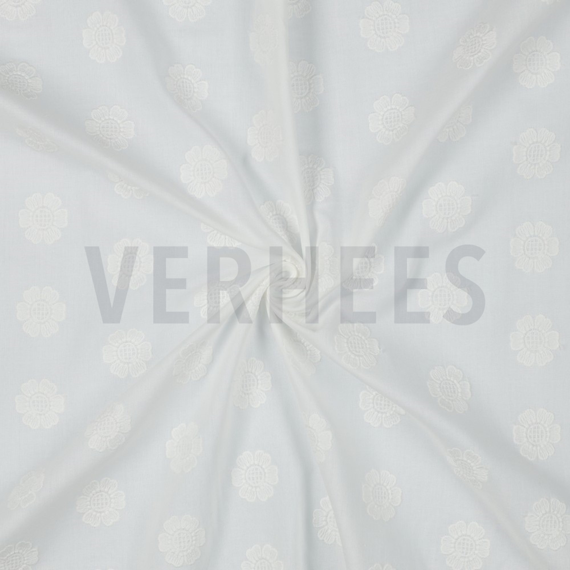 COTTON VOILE EMBROIDERY FLOWERS WHITE (high resolution) #2