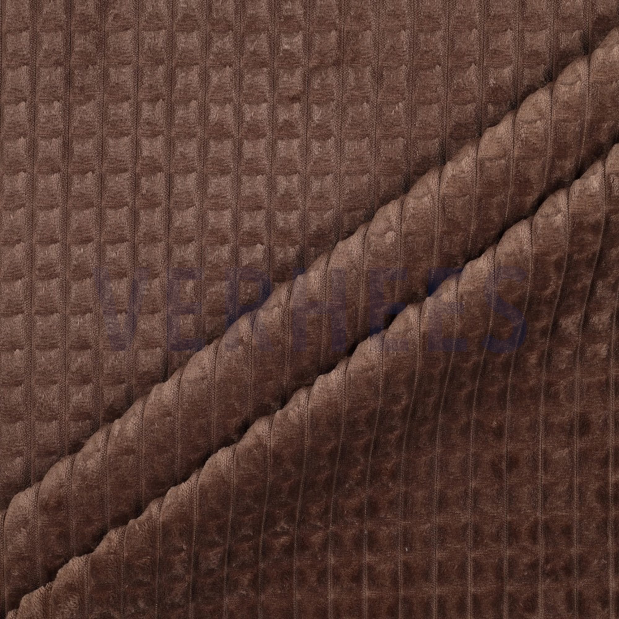 VELOURS DECO SQUARE BROWN (high resolution) #2