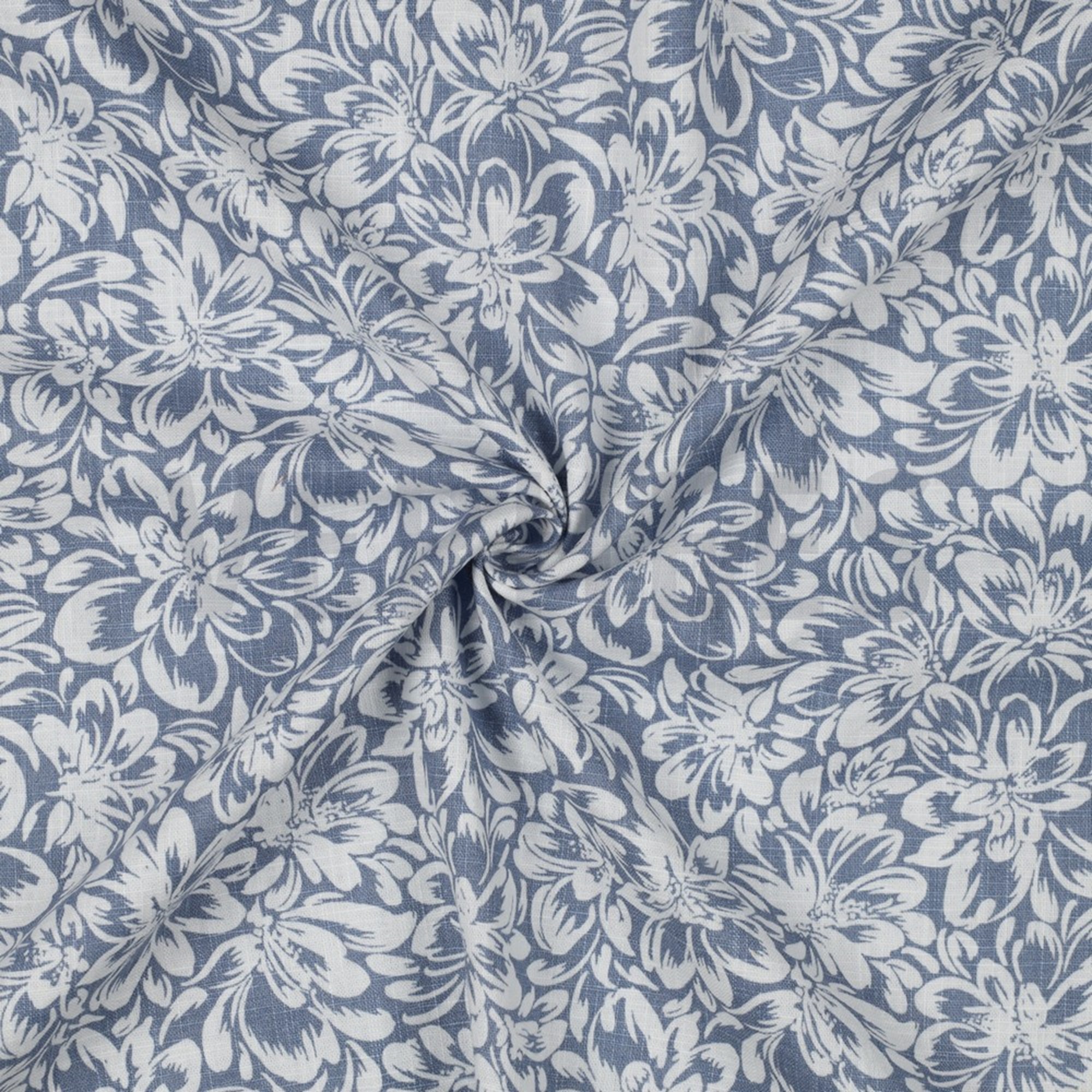 LINEN WASHED FLOWERS JEANS (high resolution) #2