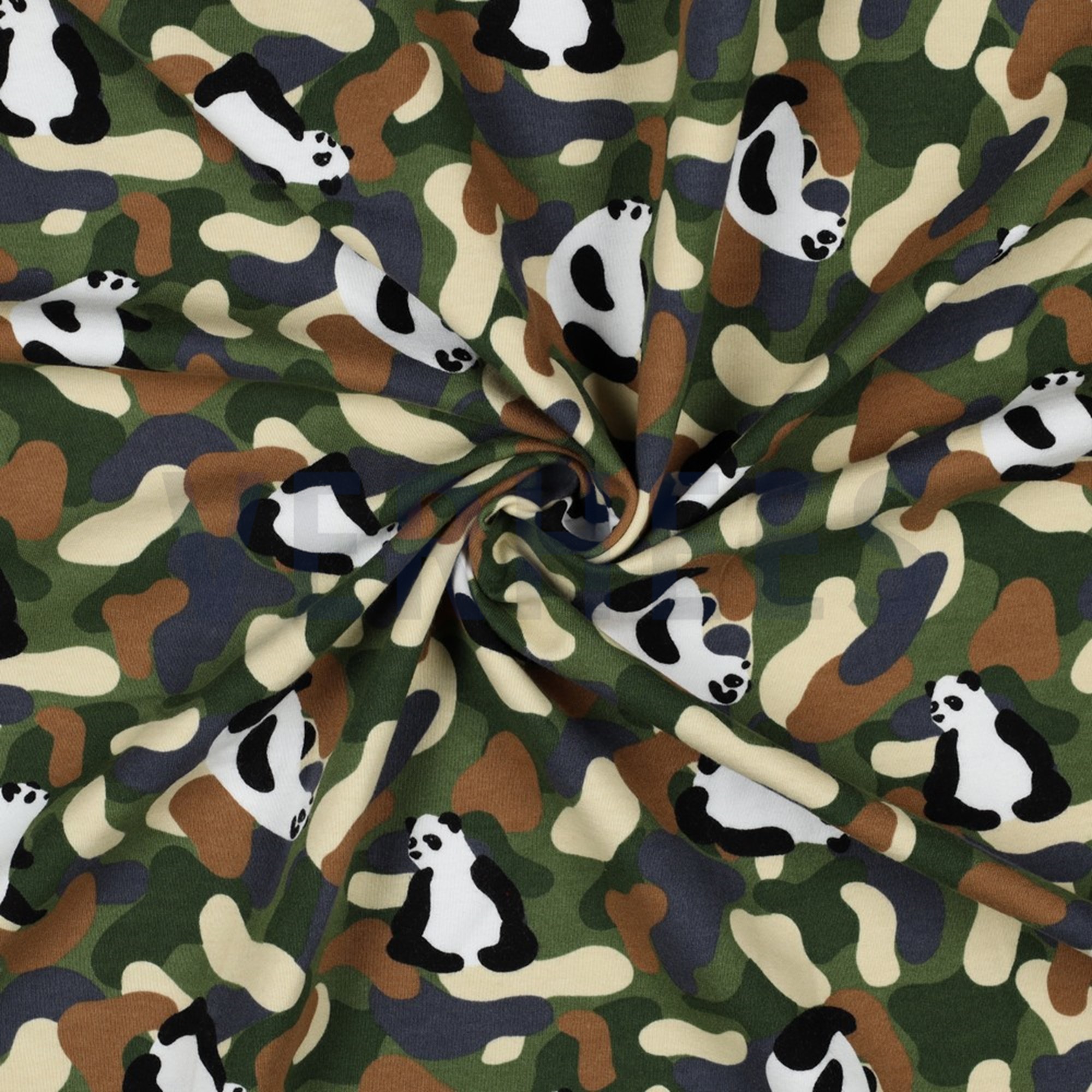 SOFT SWEAT PANDA CAMOUFLAGE FOREST GREEN (high resolution) #2