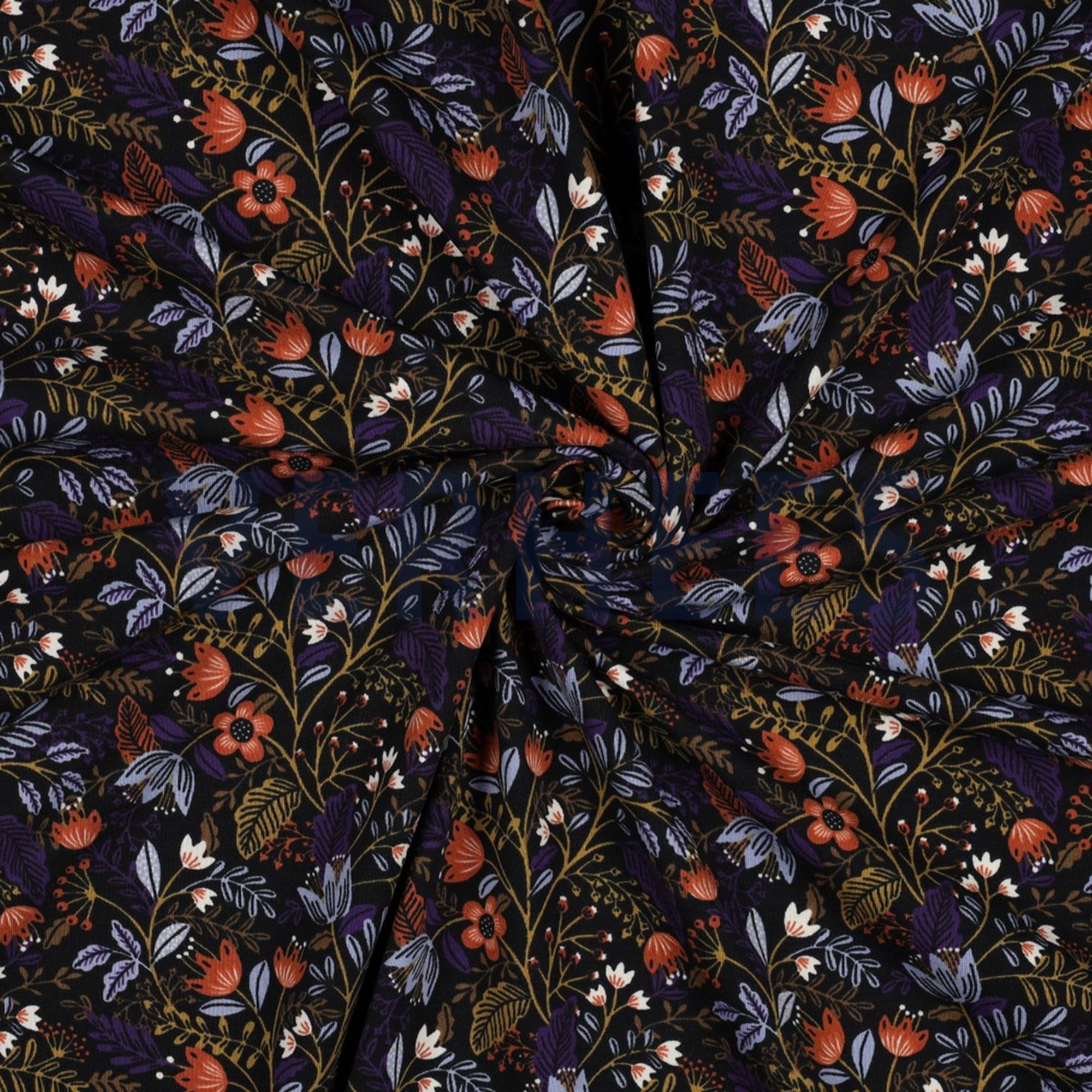 JERSEY FLOWERS ANTHRACITE (high resolution) #2