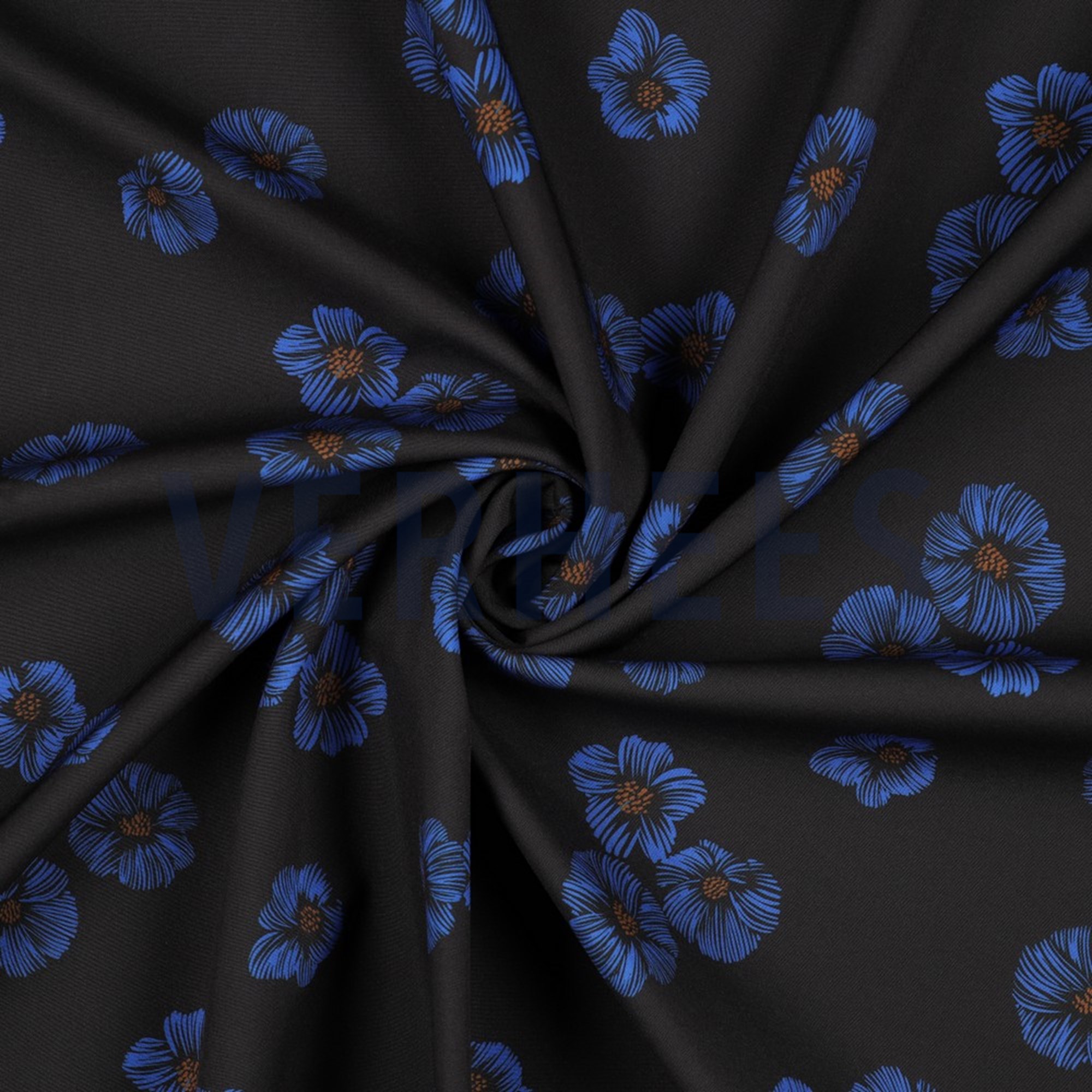 SOFTSHELL DIGITAL FLOWERS BLACK (high resolution) #2