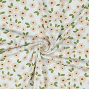 RIB JERSEY FLOWERS WHITE (thumbnail) #2