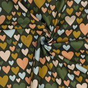 BABYCORD HEARTS FOREST GREEN (thumbnail) #2