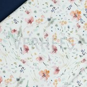 SOFTSHELL DIGITAL WATERCOLOUR FLOWERS WHITE (thumbnail) #2