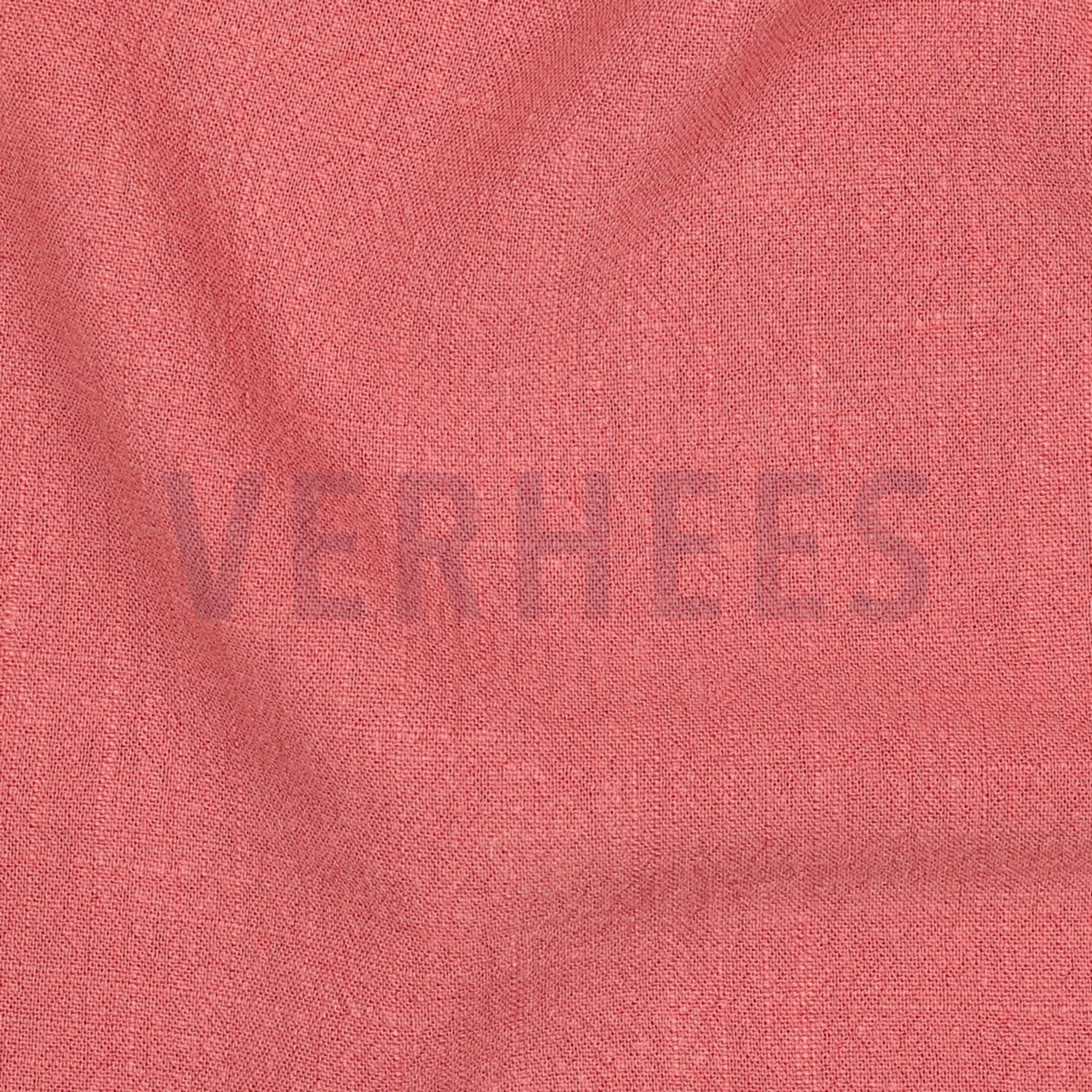 LINEN VISCOSE WASHED CORAL (high resolution) #2