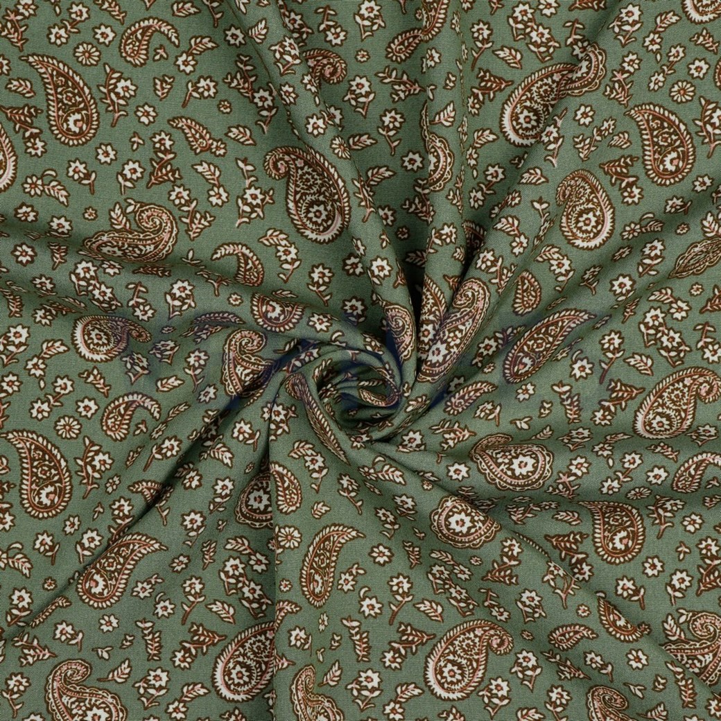RADIANCE PAISLEY OLD GREEN #2