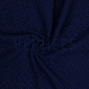 DOUBLE GAUZE EMBROIDERY FLOWERS NAVY (thumbnail) #2