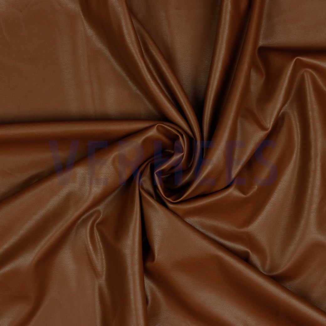 FAUX LEATHER SOFT STRETCH BROWN #2