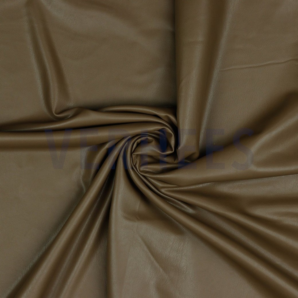 FAUX LEATHER SOFT STRETCH TAUPE #2