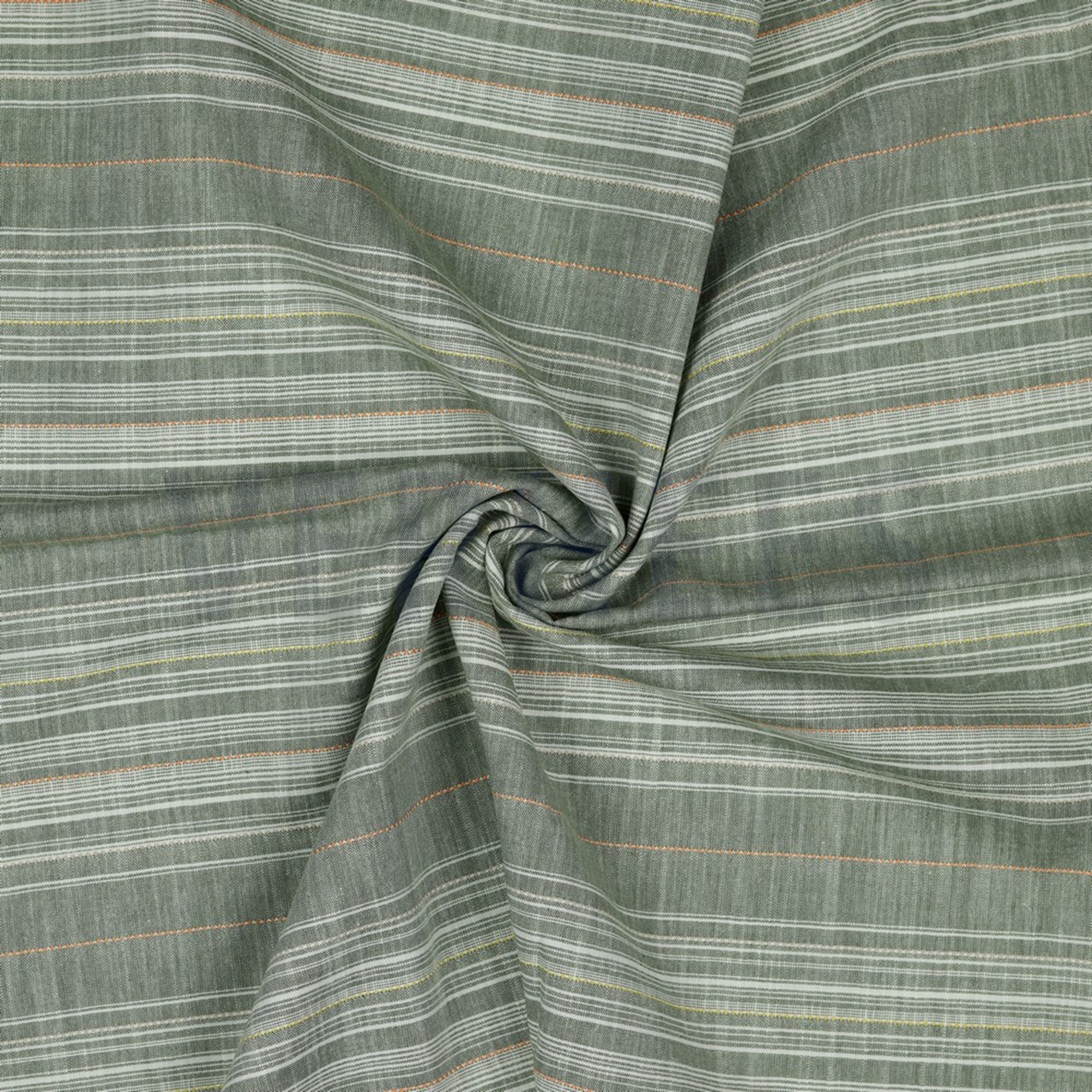 YARN DYED CHAMBRAY OLIVE (high resolution) #2