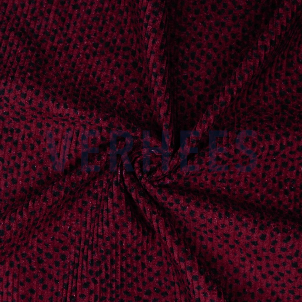 WASHED CORDUROY DOTS BERRY #2