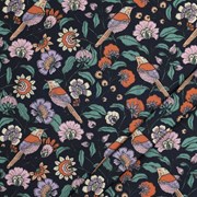 COATED COTTON FLOWERS NAVY (thumbnail) #2