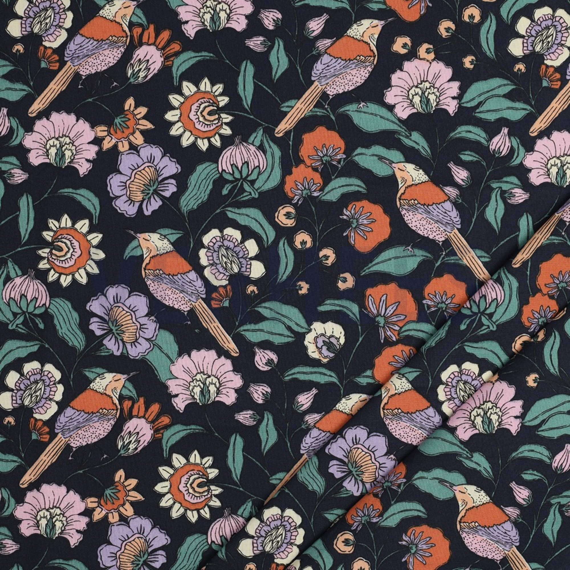 COATED COTTON FLOWERS NAVY (high resolution) #2