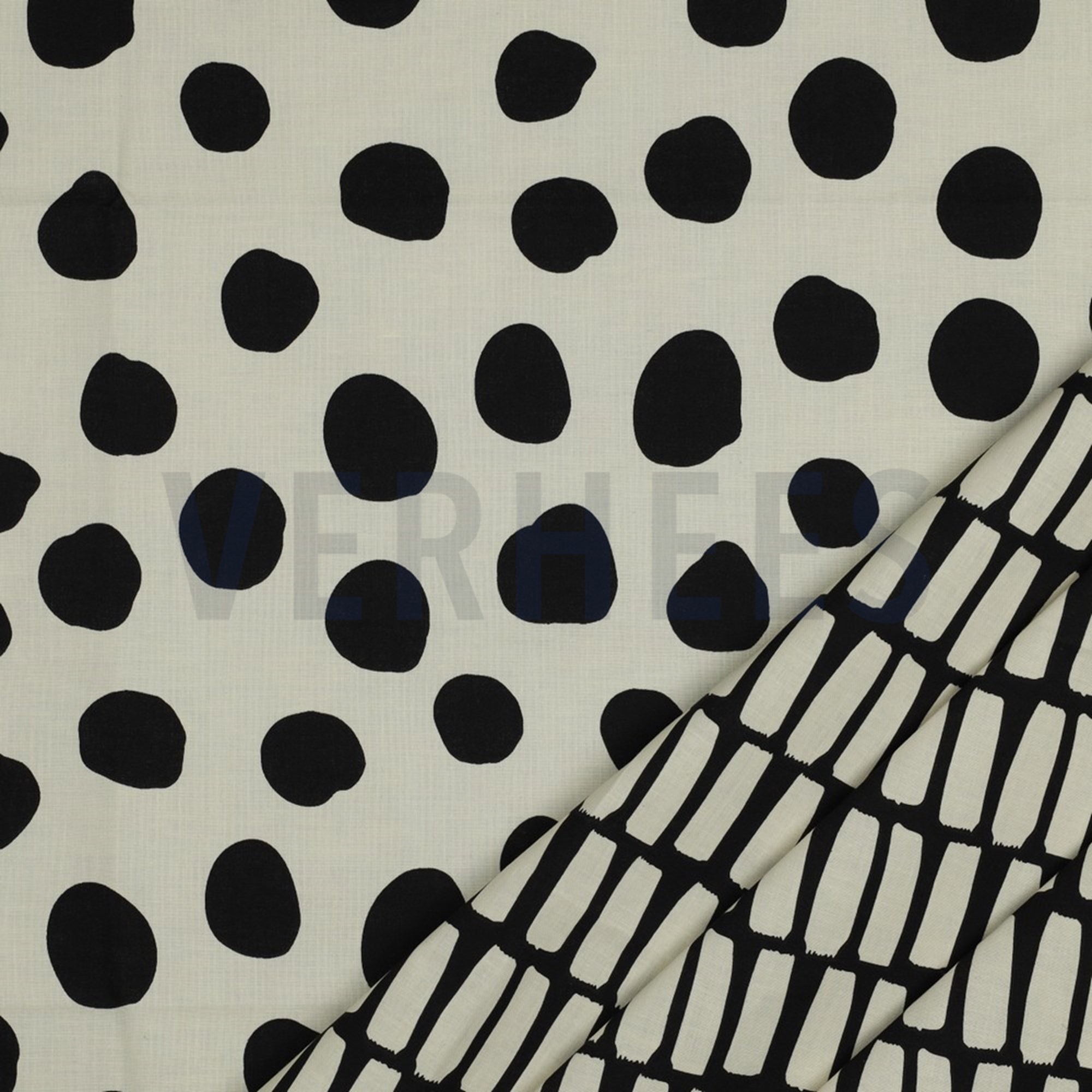COATED COTTON DOTS AND STRIPES WHITE (high resolution) #2