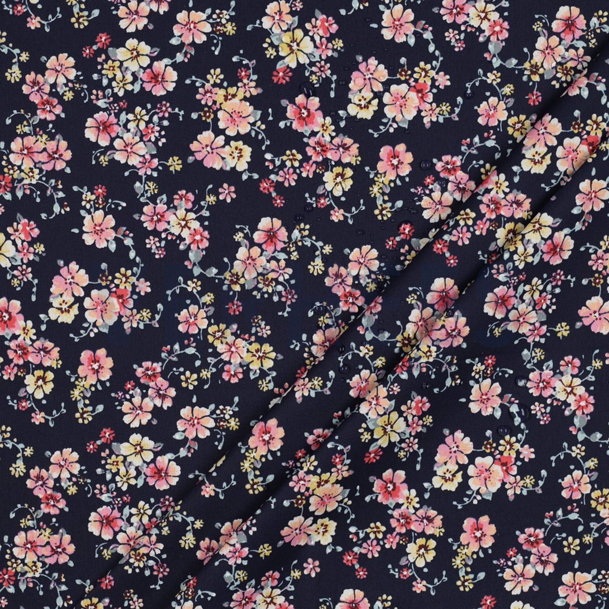 COATED COTTON FLOWERS NAVY (high resolution) #2