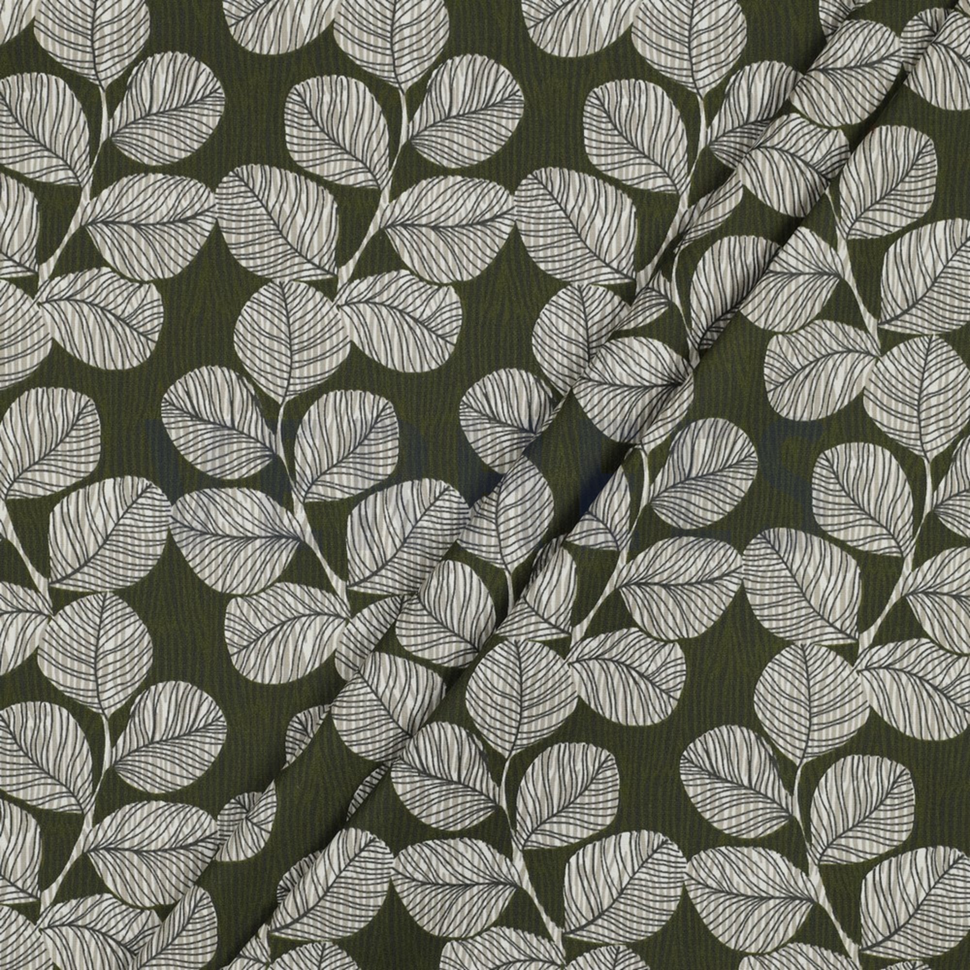 COATED COTTON LEAVES ARMY GREEN (high resolution) #2