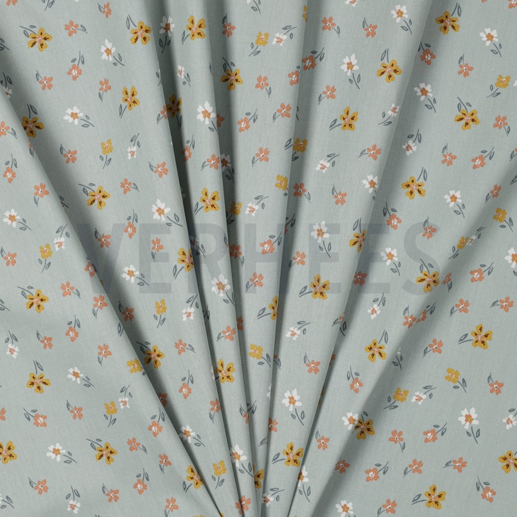 COATED COTTON FLOWERS TEAL (high resolution) #2