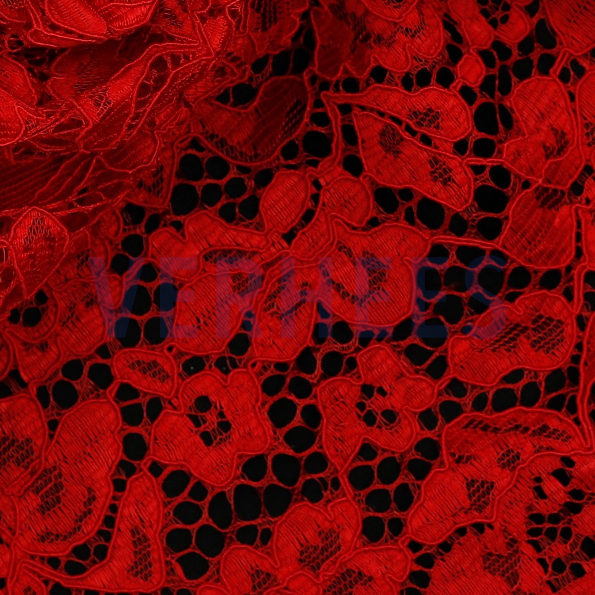 LACE BORDER 2 SIDES RED (high resolution) #3