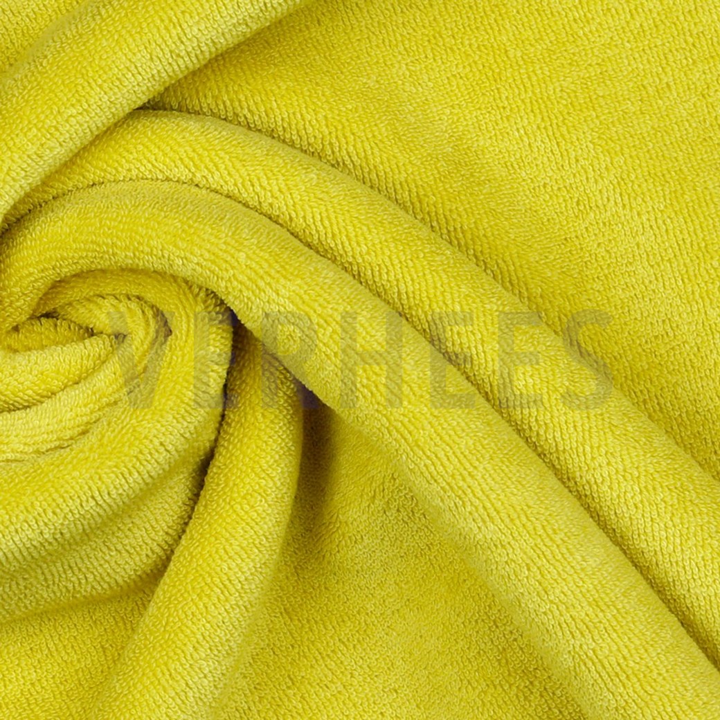 STRETCH TOWELING LIGHT YELLOW #3