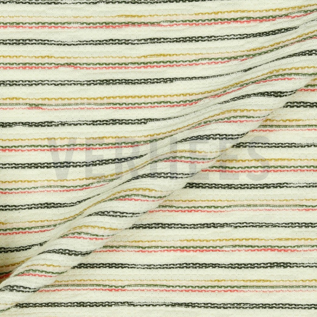 YARN DYED KNITTED STRIPE MULTICOLOUR #3