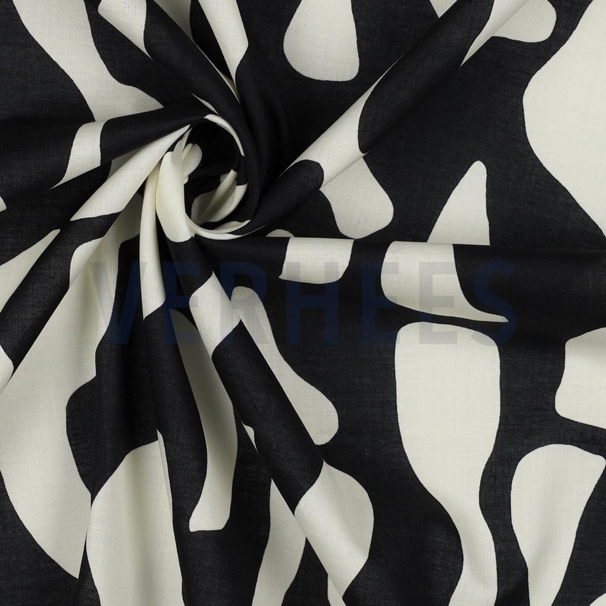 COTTON VOILE ABSTRACT BLACK (high resolution) #3