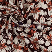 ROSELLA STRETCH FLOWERS BORDEAUX (thumbnail) #3