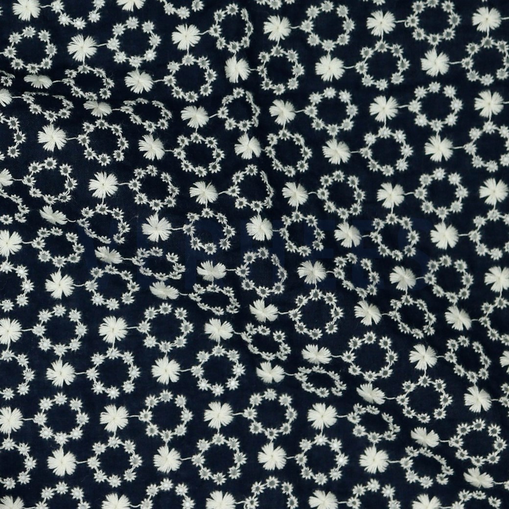 COTTON EMBROIDERY NAVY #3