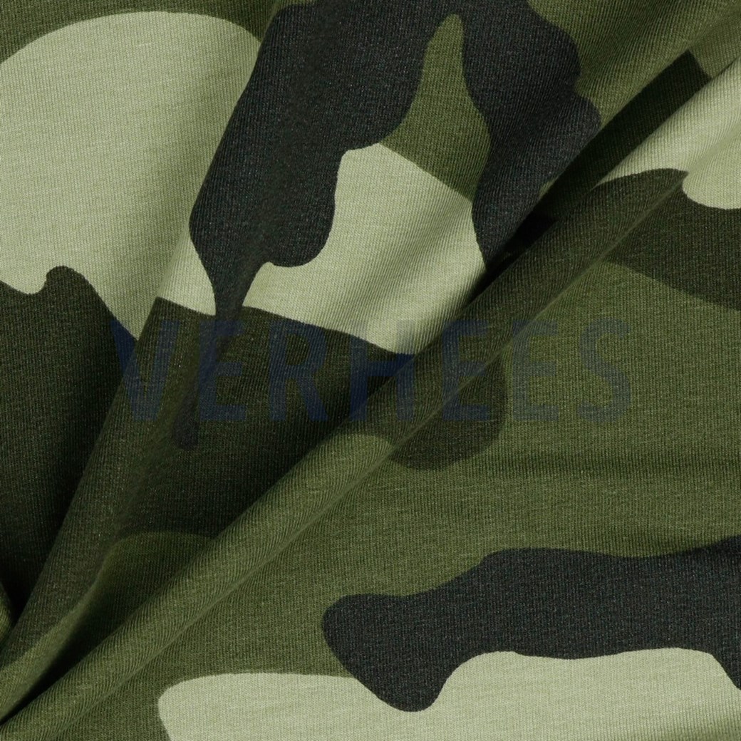 FRENCH TERRY VINTAGE ARMY ARMY GREEN #3