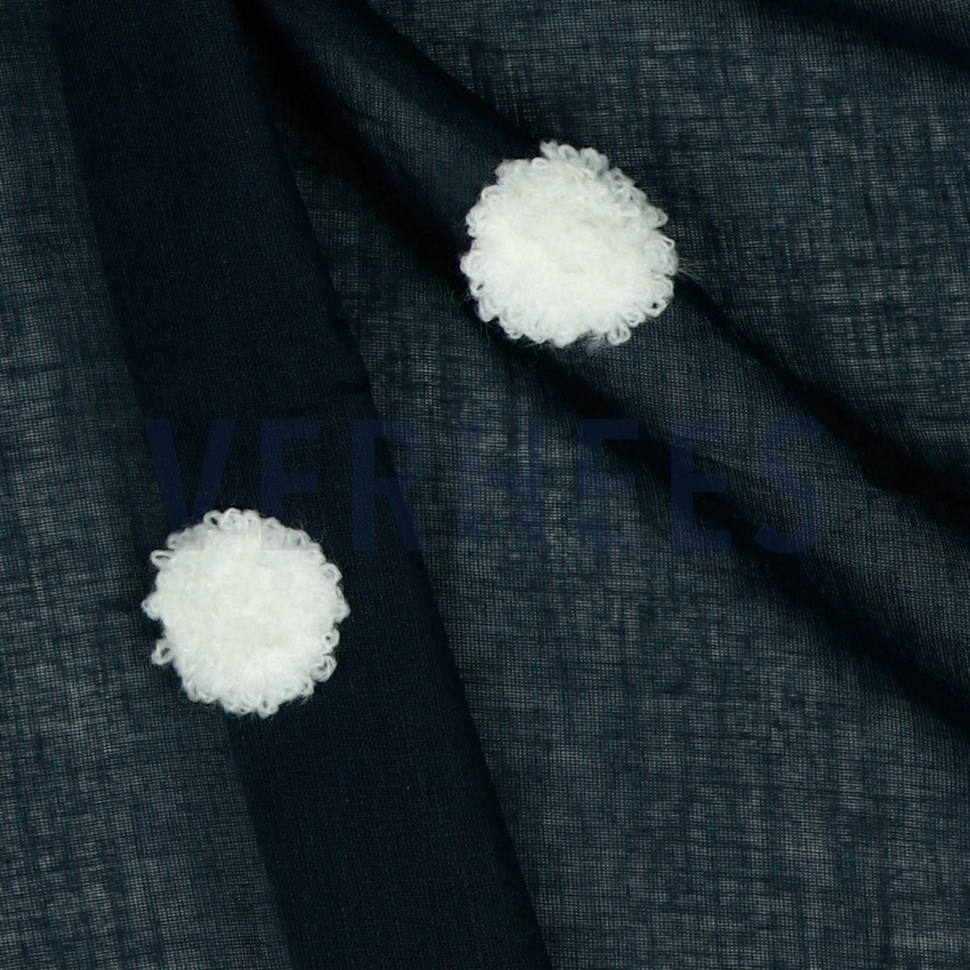 COTTON VOILE DOTS NAVY / WHITE (high resolution) #3
