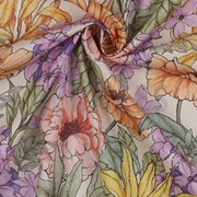 COTTON VOILE DIGITAL FLOWERS MULTICOLOUR (thumbnail) #3