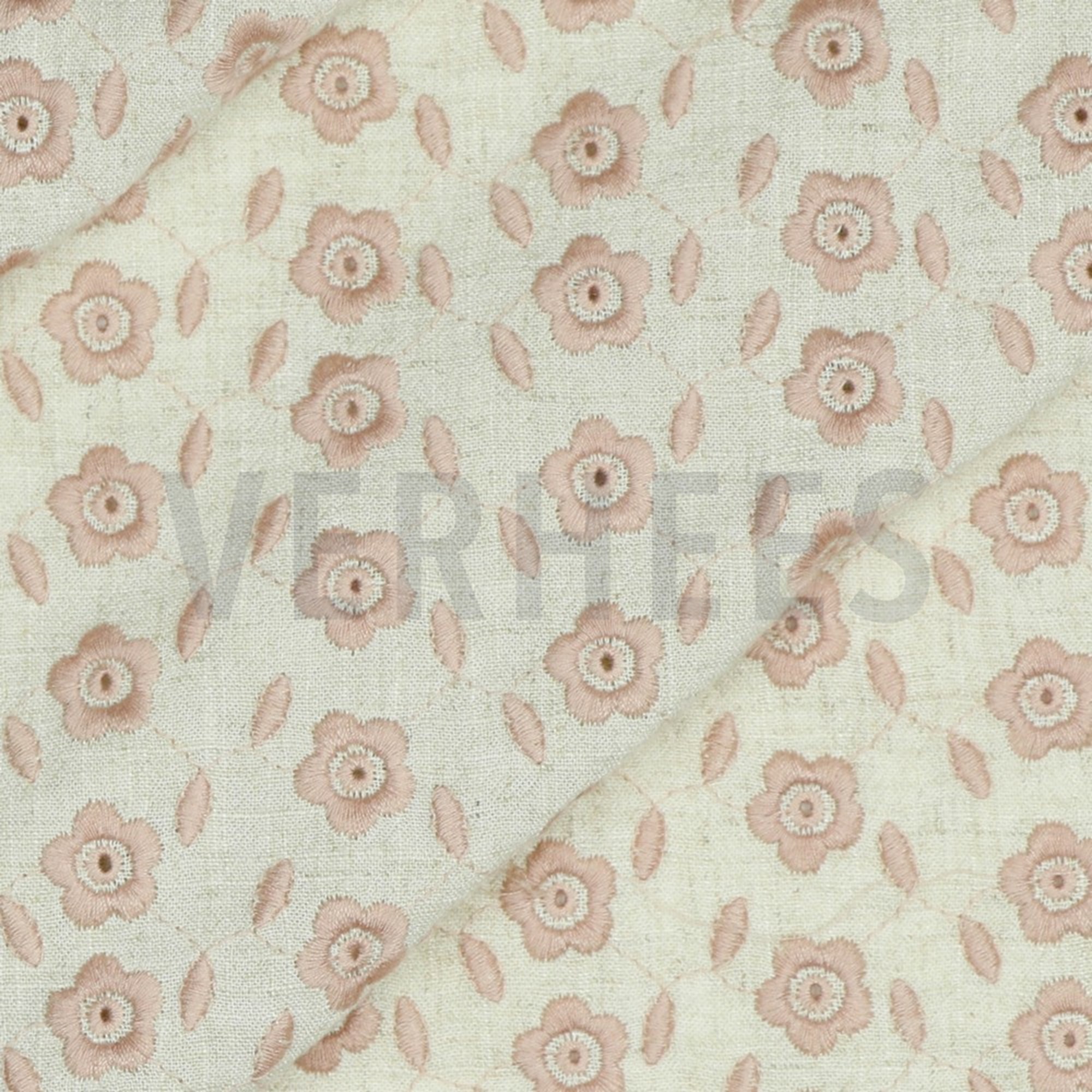 LINEN VISCOSE EMBROIDERY ROSE (high resolution) #3