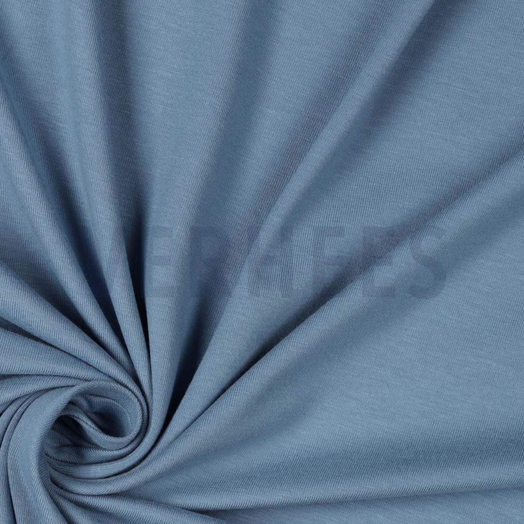 BAMBOO COTTON JERSEY BLUE SHADOW #3