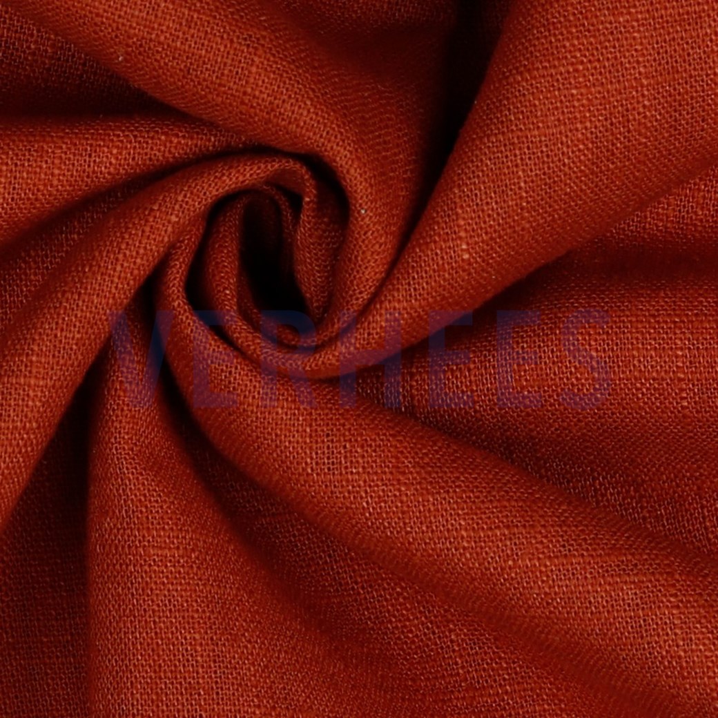 LINEN WASHED 230 gm2 RUST #3
