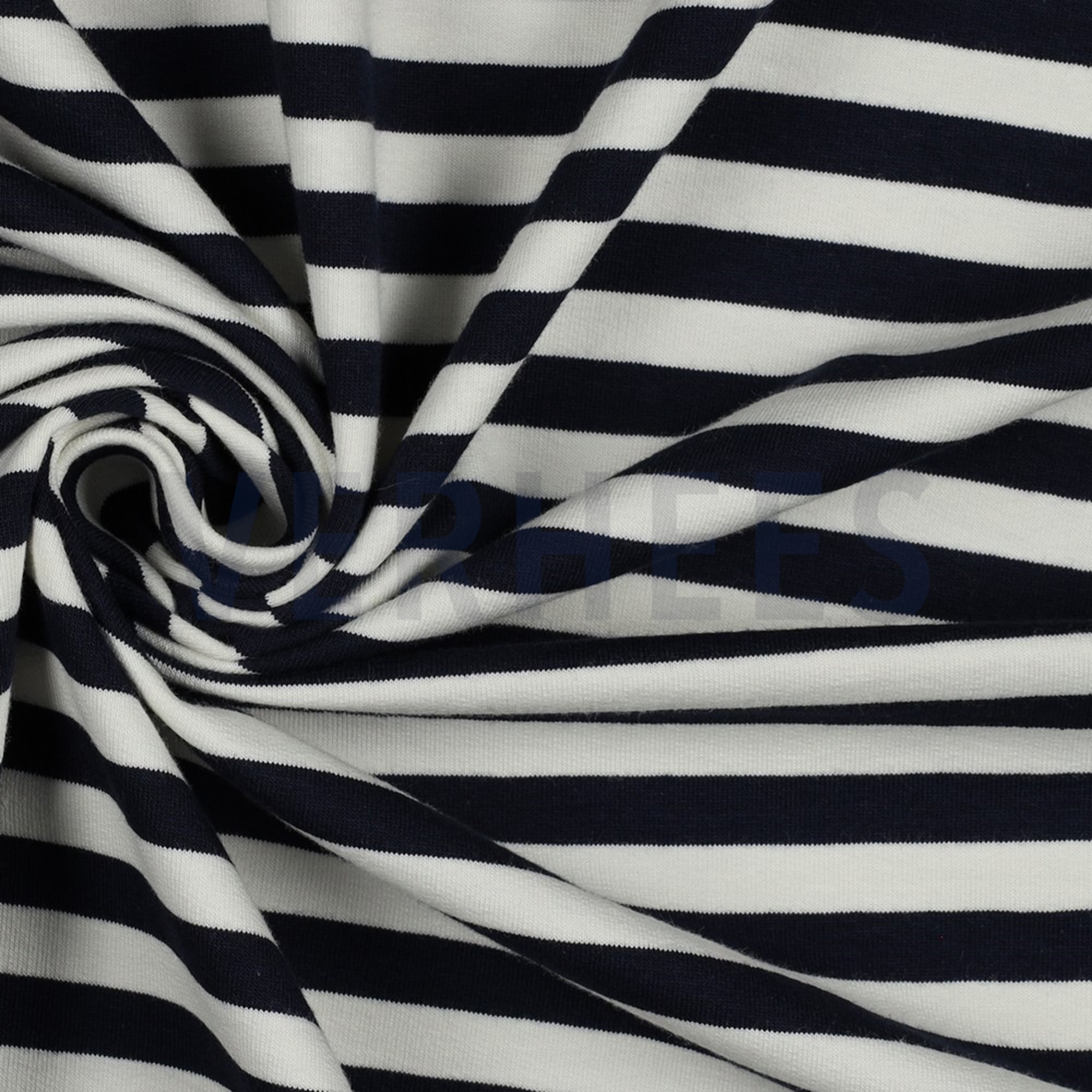 FRENCH TERRY YARN DYED STRIPES NAVY / OFF WHITE (high resolution) #3