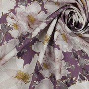 VISCOSE POPLIN STRETCH DIGITAL FLOWERS GRAPE (thumbnail) #3