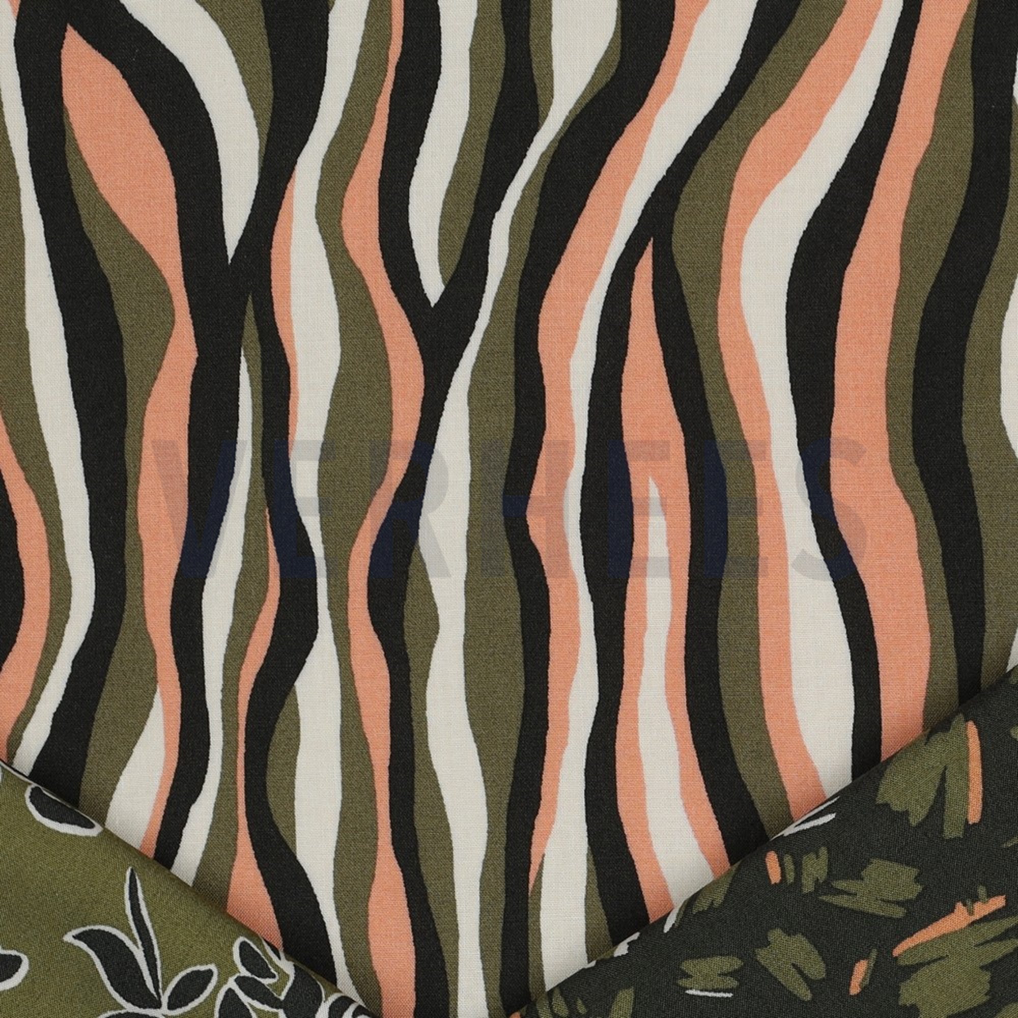 RADIANCE FLOWERS AND STRIPES ARMY GREEN (high resolution) #3