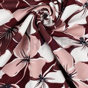 SOFT SWEAT FLOWERS WINE RED (thumbnail) #3