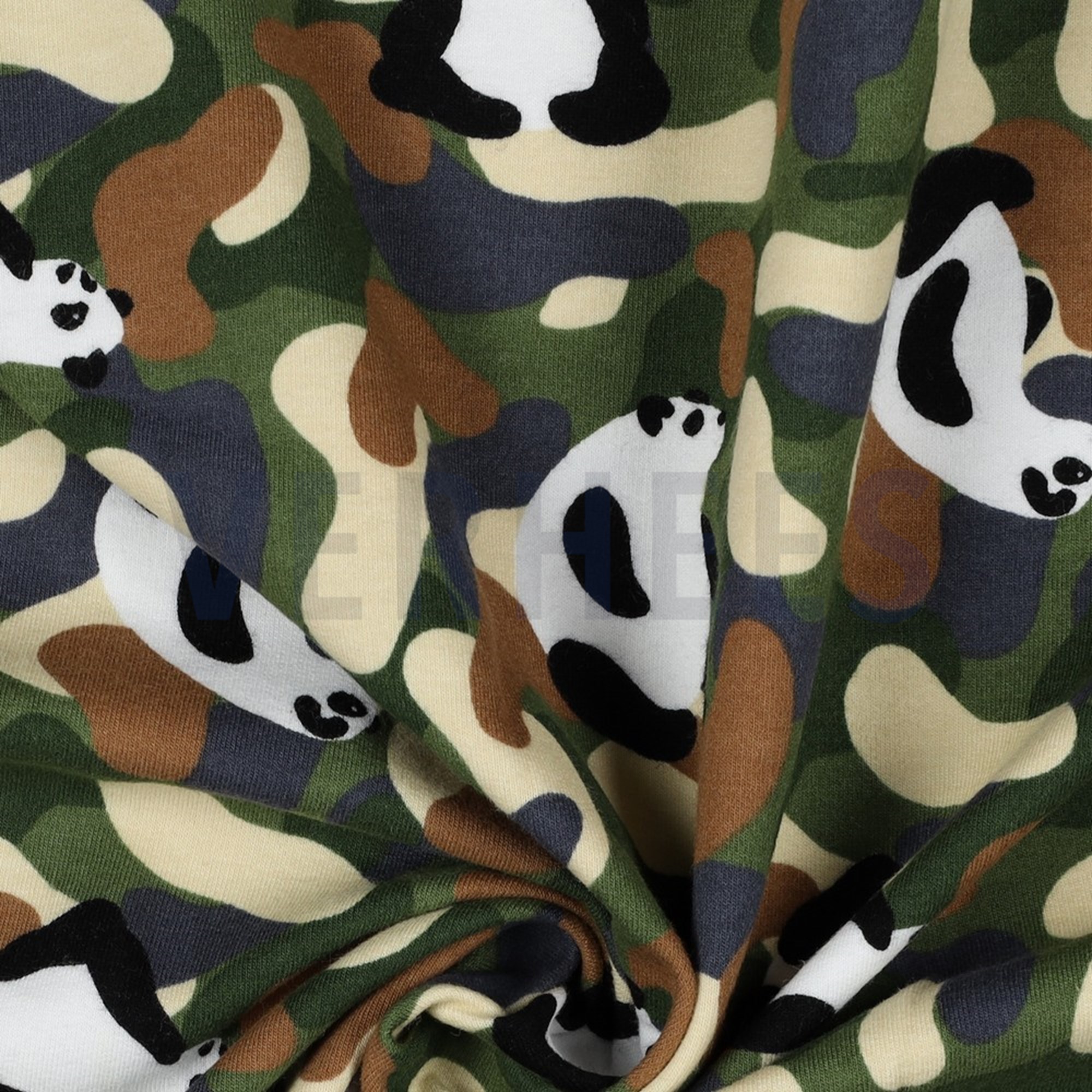 SOFT SWEAT PANDA CAMOUFLAGE FOREST GREEN (high resolution) #3