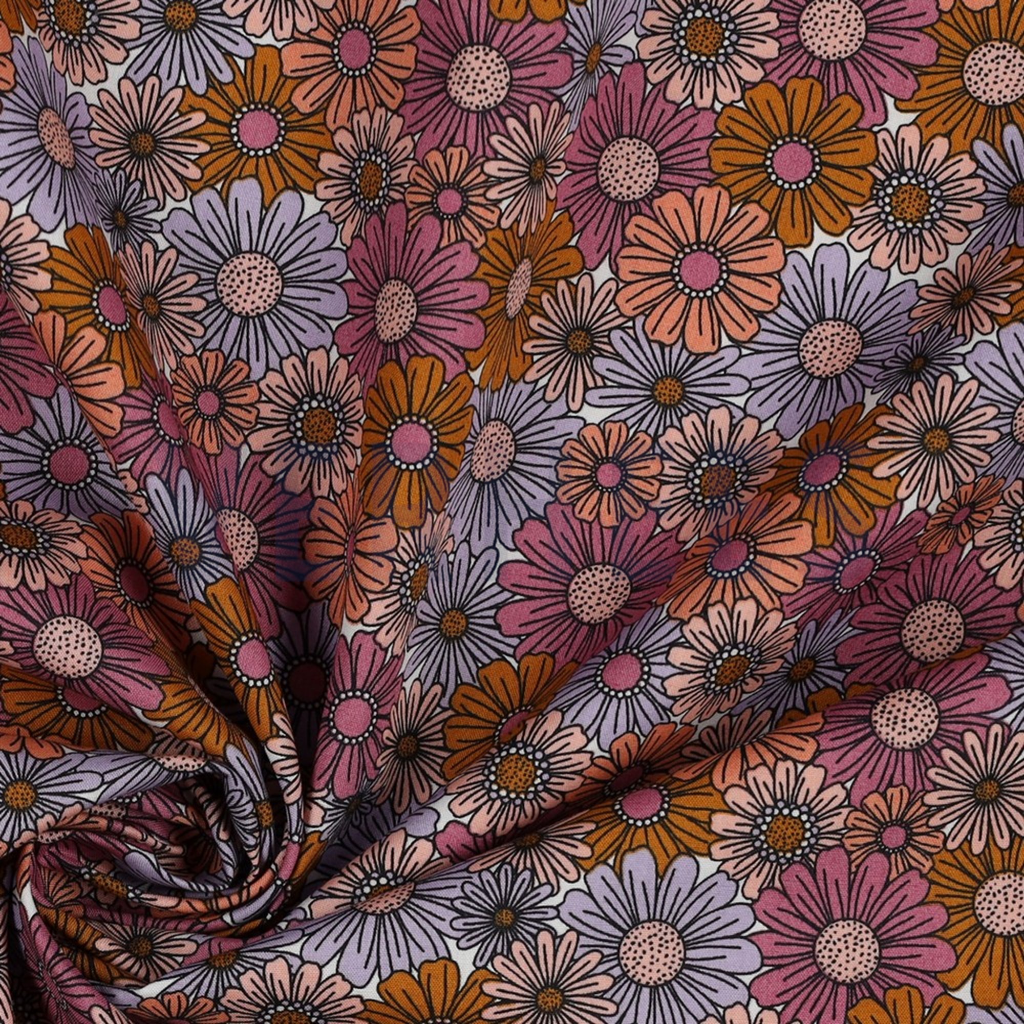 FINE POPLIN FLOWERS LILAC (high resolution) #3
