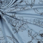 BAMBOO COTTON JERSEY FLOWERS JEANS (thumbnail) #3