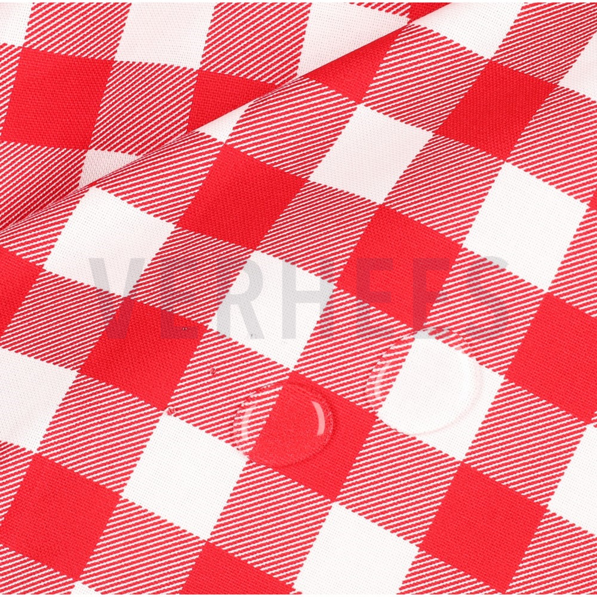 CANVAS WATERPROOF CHECK RED (high resolution) #3