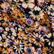 VISCOSE LUREX FLOWERS NAVY (thumbnail) #3