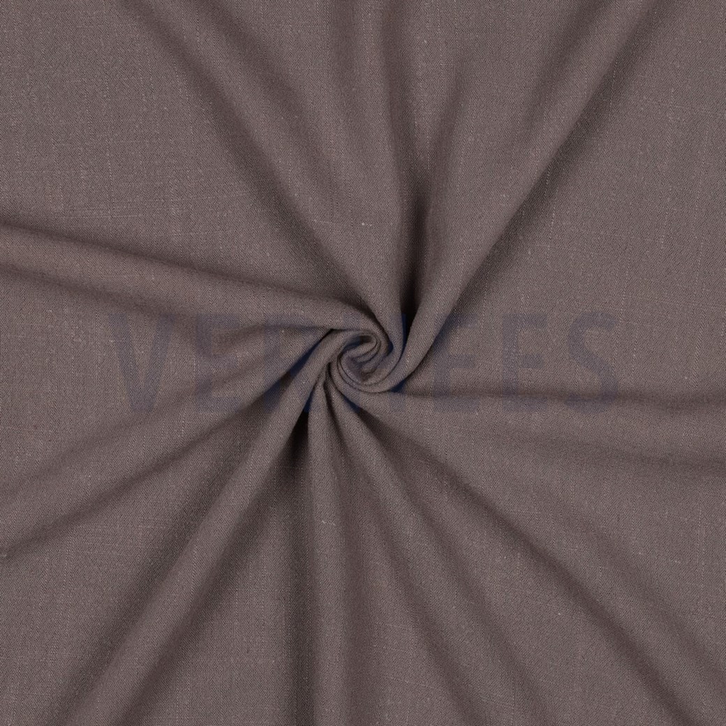 LINEN VISCOSE WASHED TAUPE #3