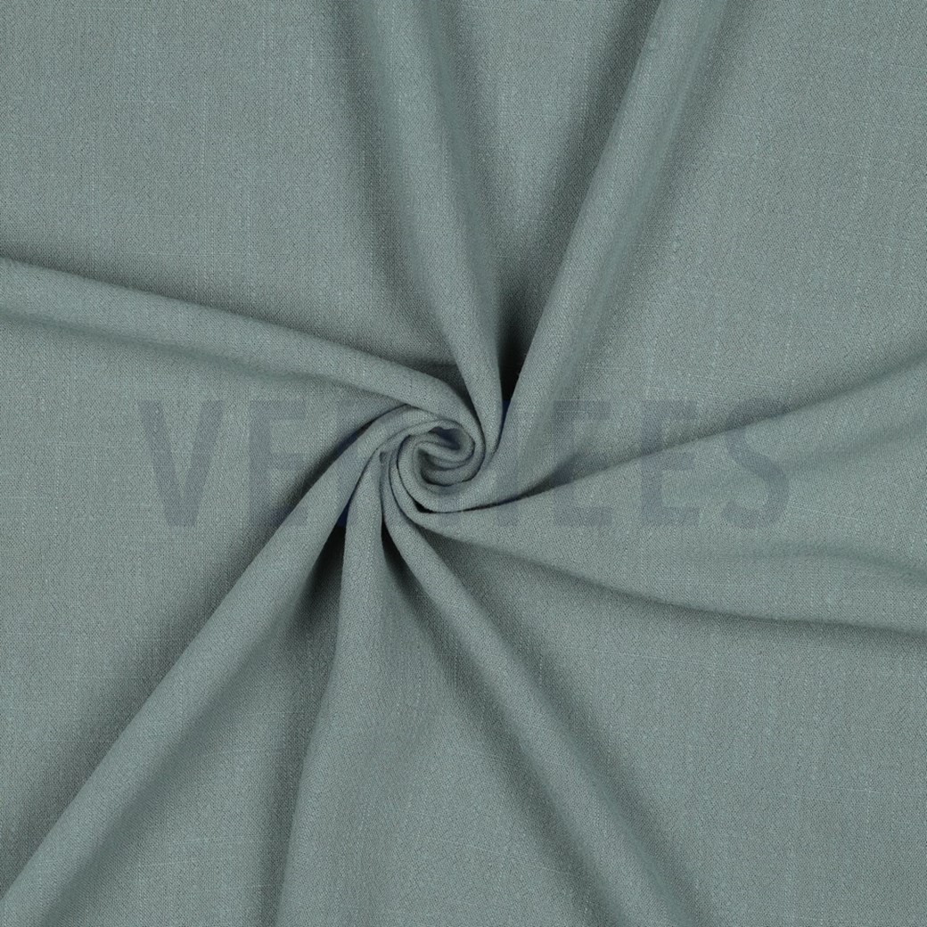 LINEN VISCOSE WASHED OLD GREEN #3